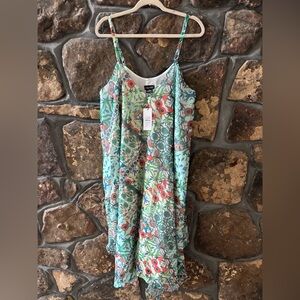 City Chic Green Midi Sundress with Spaghetti Straps - 16 and 18 - NWT 🌴☀️